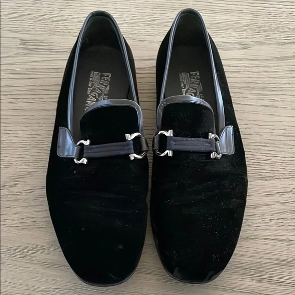 Salvatore Ferragamo Black Loafers with Horsebit Design FERRAGAMO  main image 2